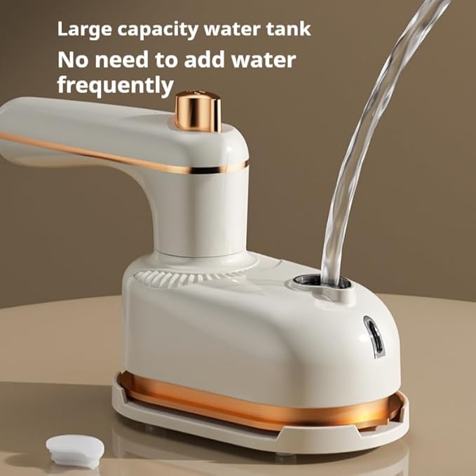 Portable Handheld Iron, Mini Handheld Steamer Iron for Clothes, 180°Rotatable Travel Garment Steamer, Mini Ironing Machine Support Dry & Wet Ironing for Home,Travel,Gifts travel steamer (white)