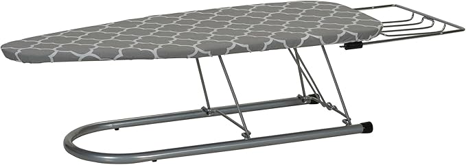 Foldable Desktop Ironing Board – Compact & Portable Mini Ironing Table with Iron Rest – Sturdy Metal Frame for Home, Dorm, or Travel